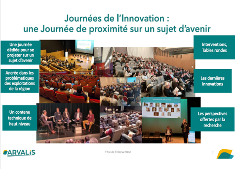 Journée de l’innovation ARVALIS le 30/01/24